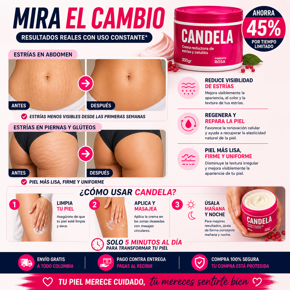 Candela Estrías & Celulitis