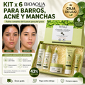 Kit x 6 Bioaqua Antiacné y Manchas + Caja de Lujo