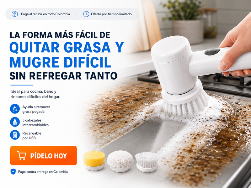 Cepillo Eléctrico MultiClean 3 en 1