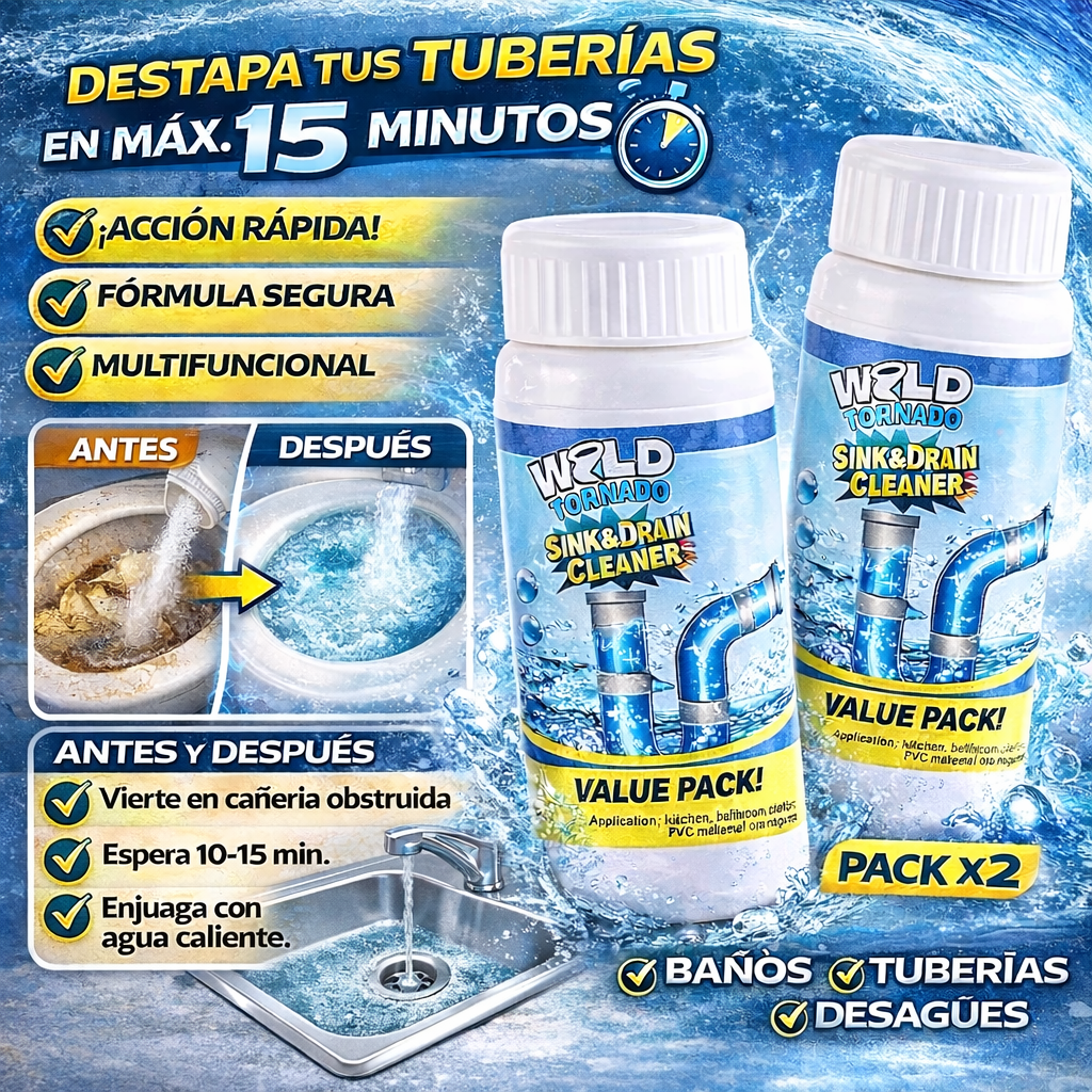 Nuevo Wild Tornado™ DestapaTodo X2