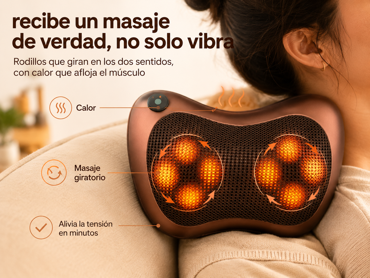Alivio Total Masajeador con Calor
