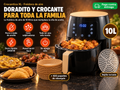Crocantica XL · Freidora de aire de 10 litros + 100 papeles de obsequio