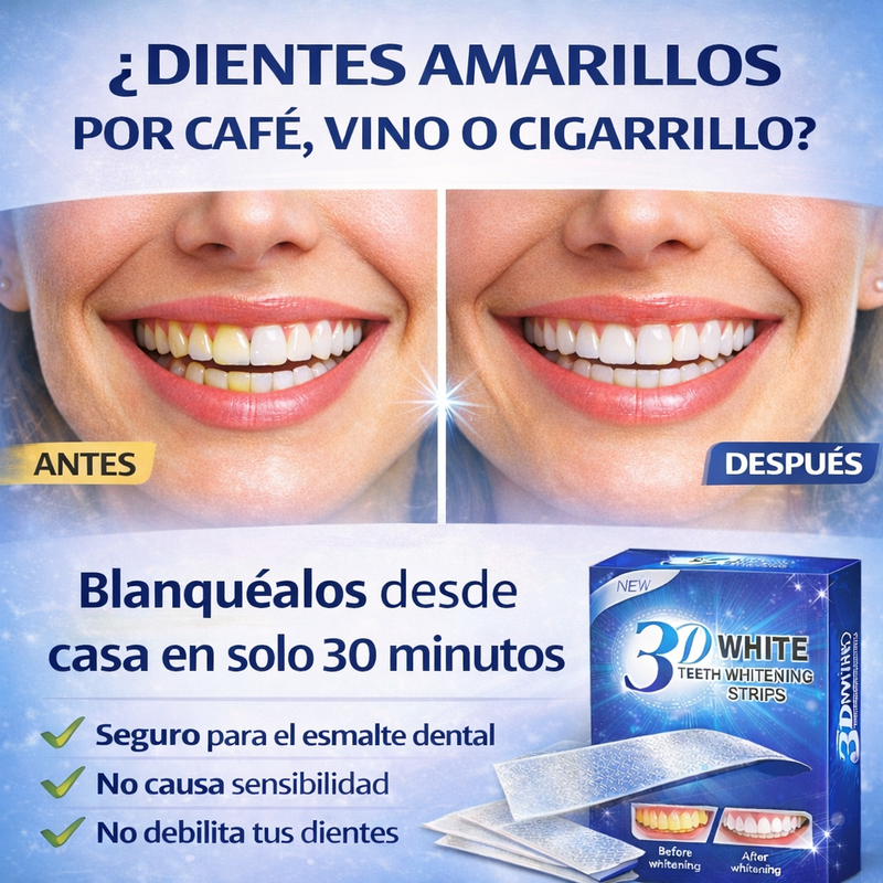 WhiteSmile 3D Tiras Blanqueadoras