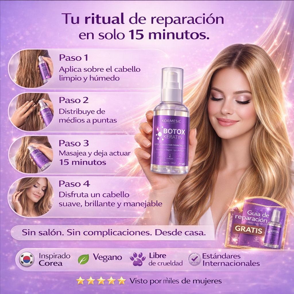 Botóx Capilar Coreano de Reparación