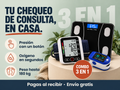 Chequeo en Casa 3 en 1 Báscula + tensiómetro de brazo + oxímetro