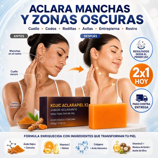 KOJIC ACLARAPIEL X2 UNIDADES